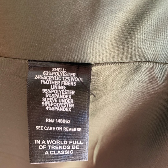 Torrid 1 - 14/16 Olive Green Military inspired Fit and Flare Coat NWT - Picture 7 of 8